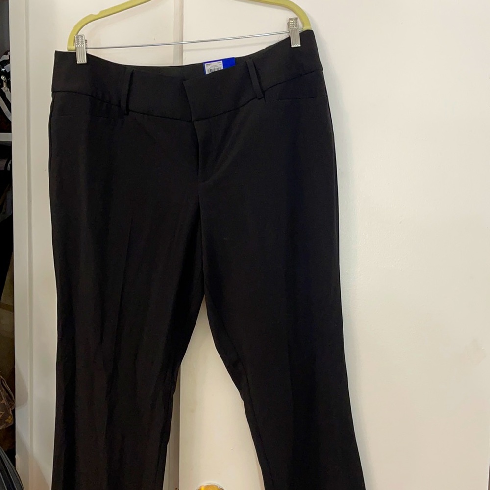 Wide leg dress pants boot cut